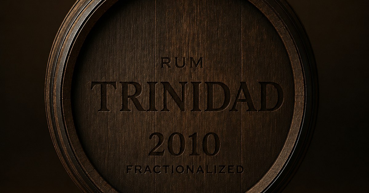 15-year Trinidad Distillers Limited rum cask in UK bonded storage, first rum listing on Cask Capital