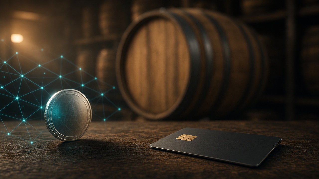 USDC on Hedera versus card checkout for a fractional cask purchase
